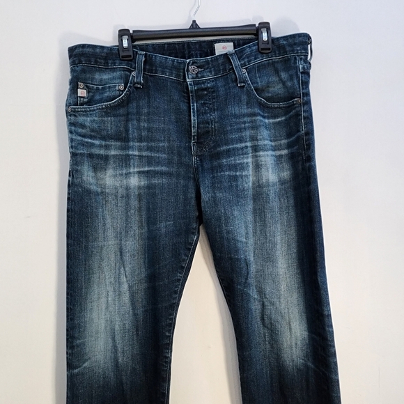 AG Size 38 Button Fly  Blue Jeans - Picture 2 of 10